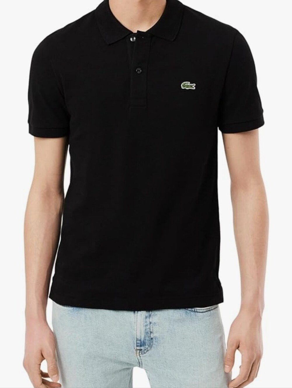 Lacoste Black Short Sleeve Polo